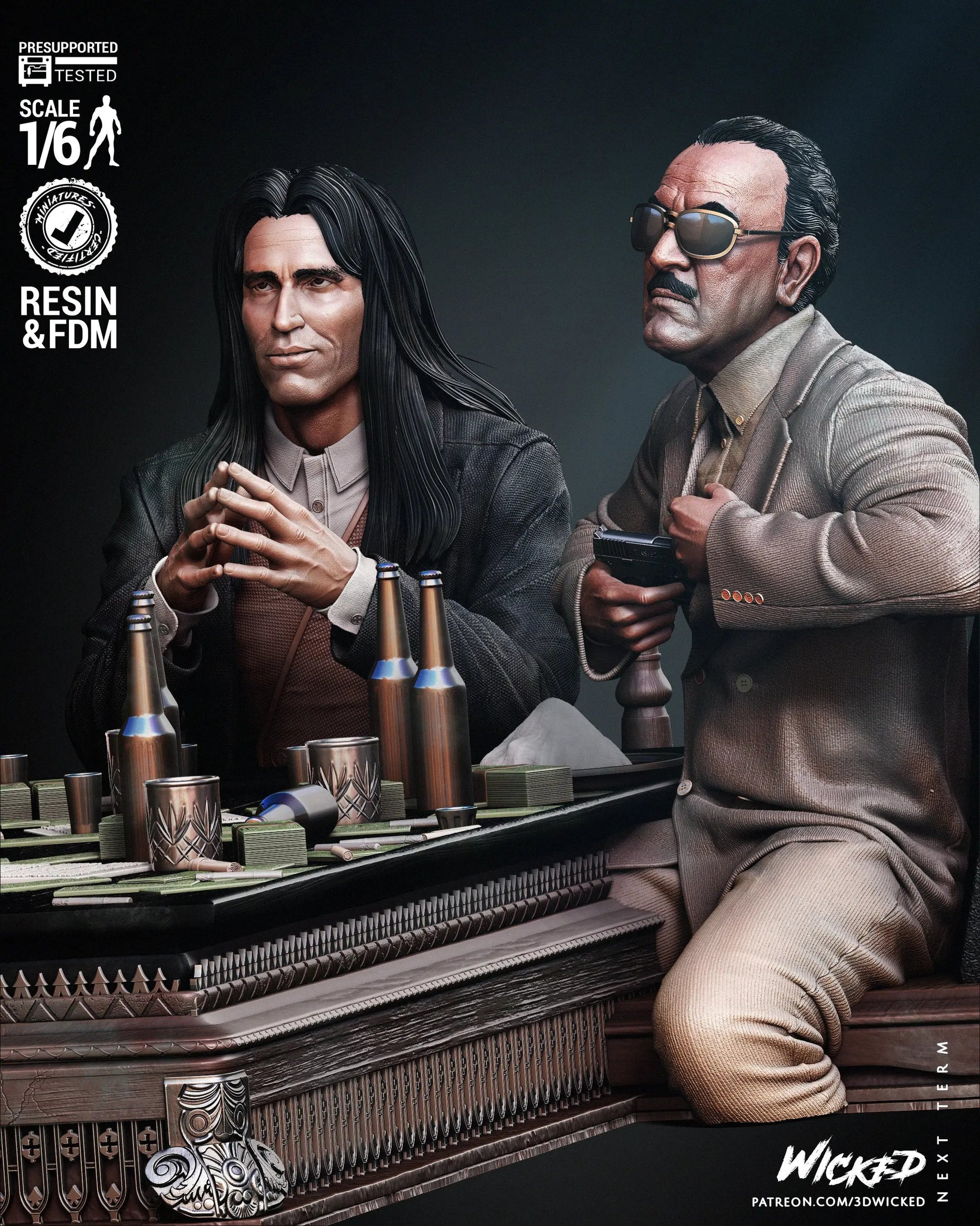 The Crow Diorama Figure by Wicked 3DHeroFigure