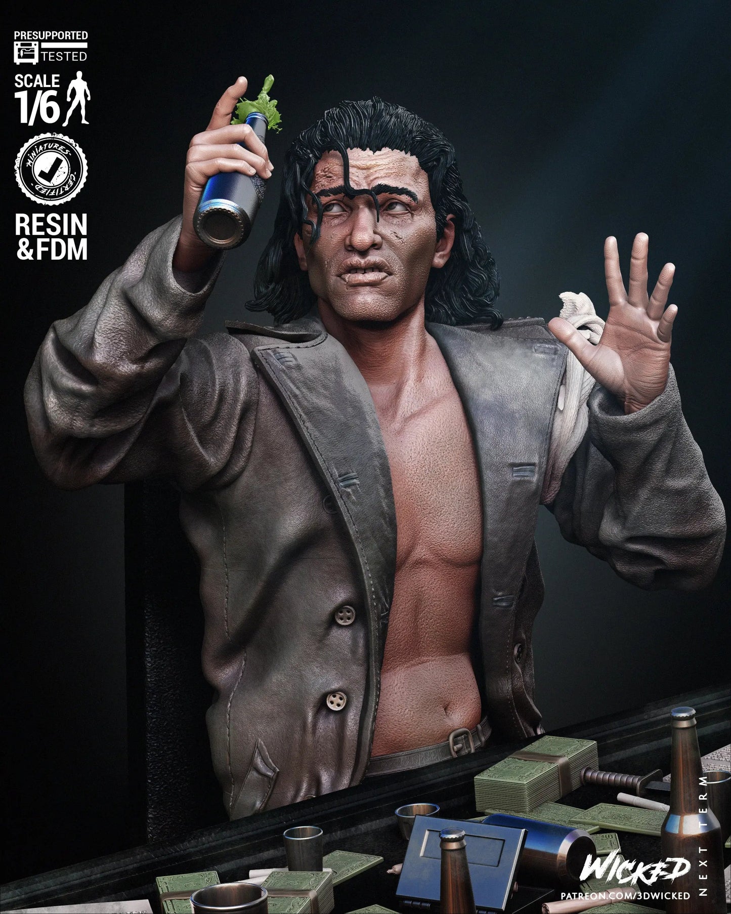 The Crow Diorama Figure by Wicked 3DHeroFigure