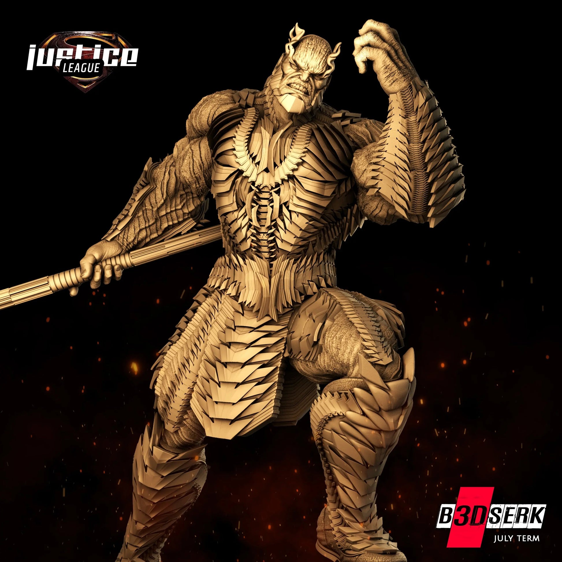 Darkseid Figure by B3DSERK 3DHeroFigure