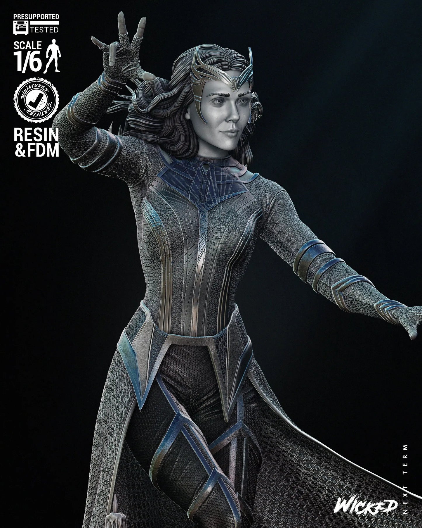 Scarlet Witch Figure by Wicked 3DHeroFigure