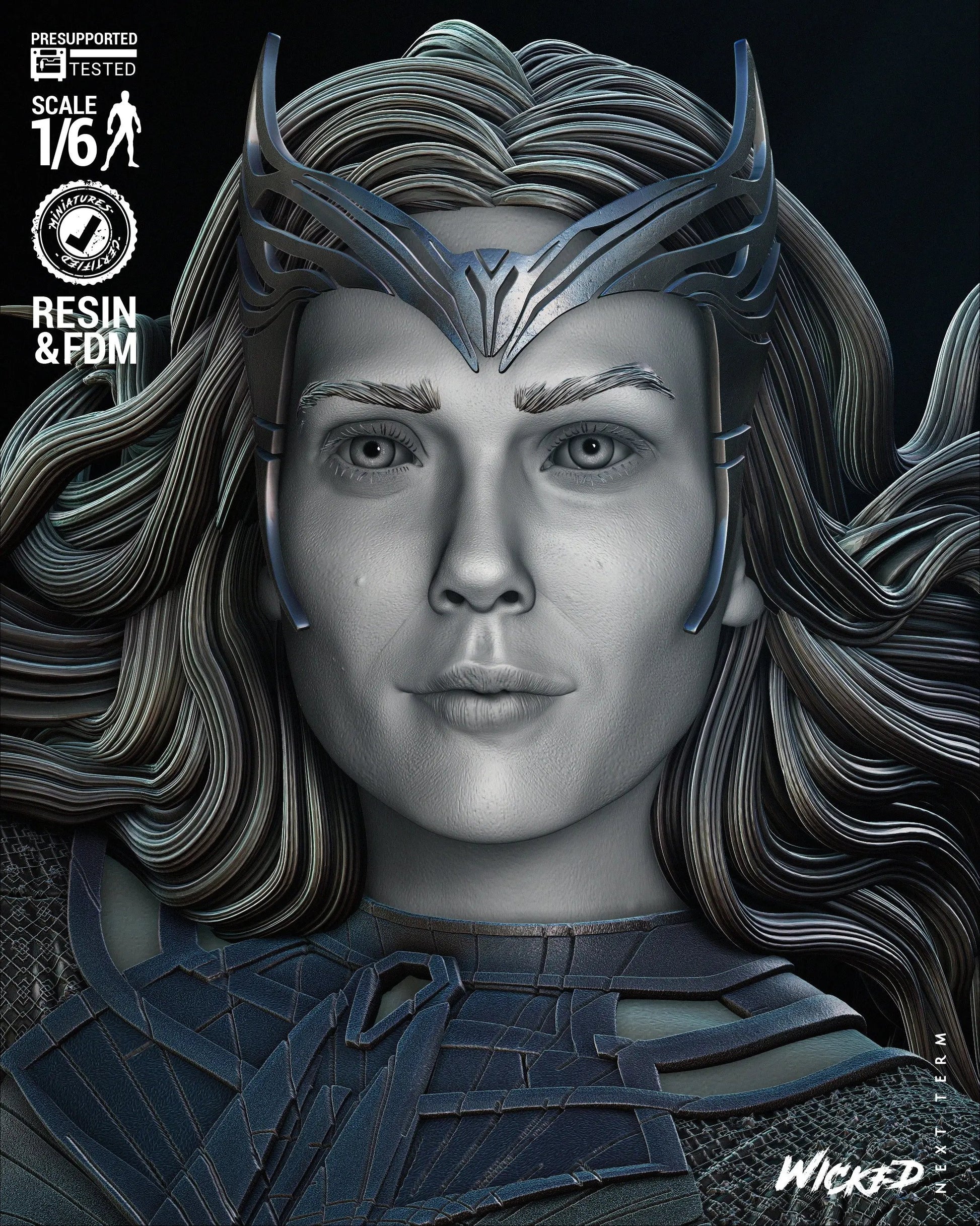 Scarlet Witch Figure by Wicked 3DHeroFigure