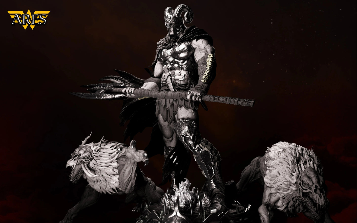 Ares Figure by B3DSERK 3DHeroFigure
