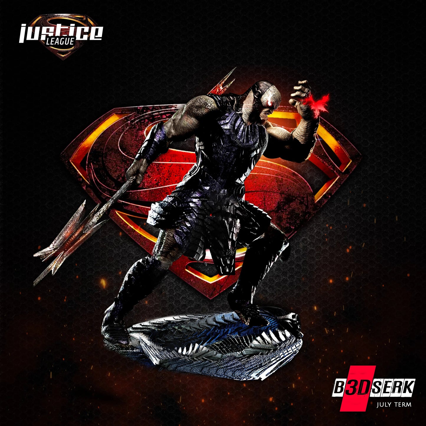 Darkseid Figure by B3DSERK 3DHeroFigure