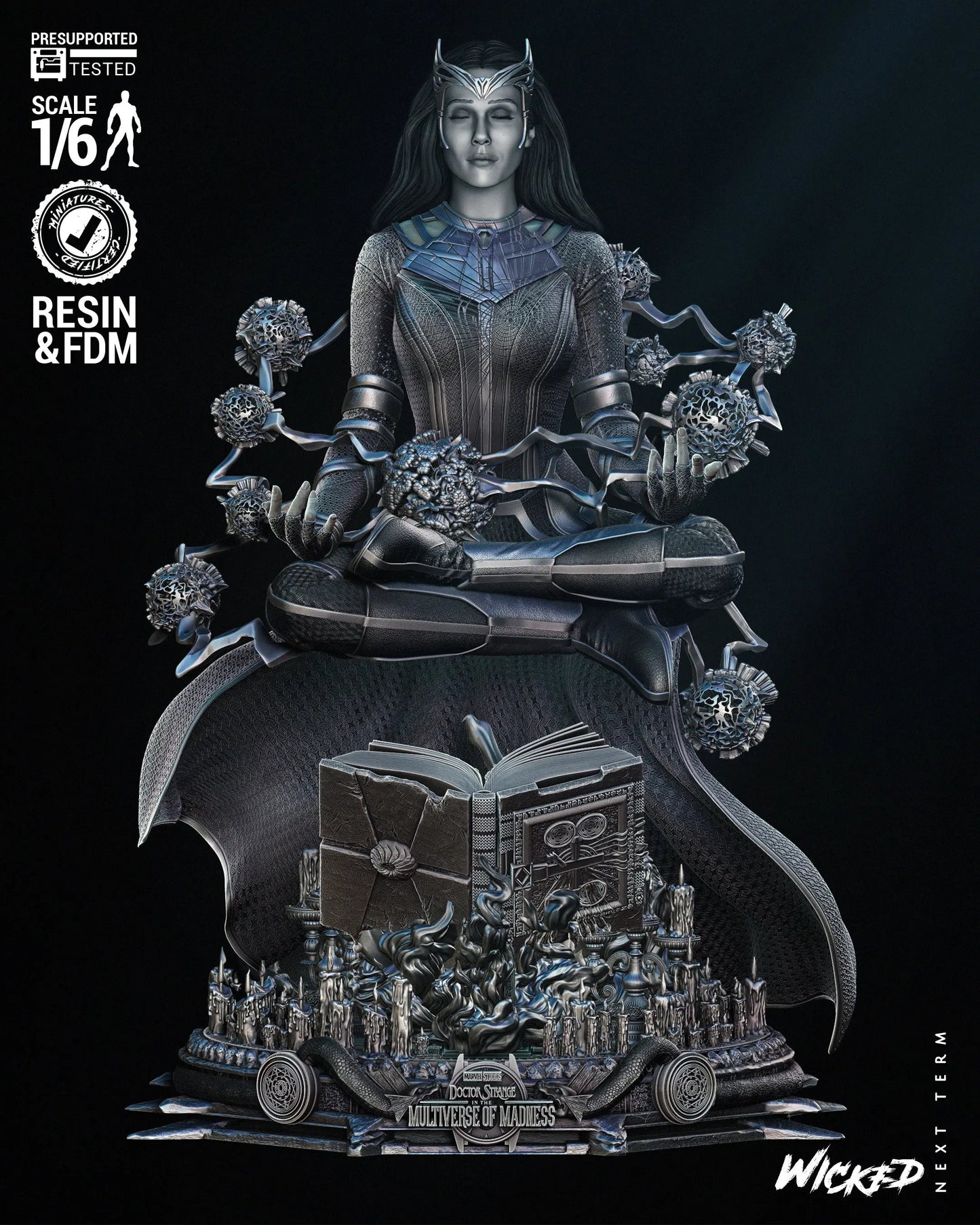 Scarlet Witch Figure by Wicked 3DHeroFigure