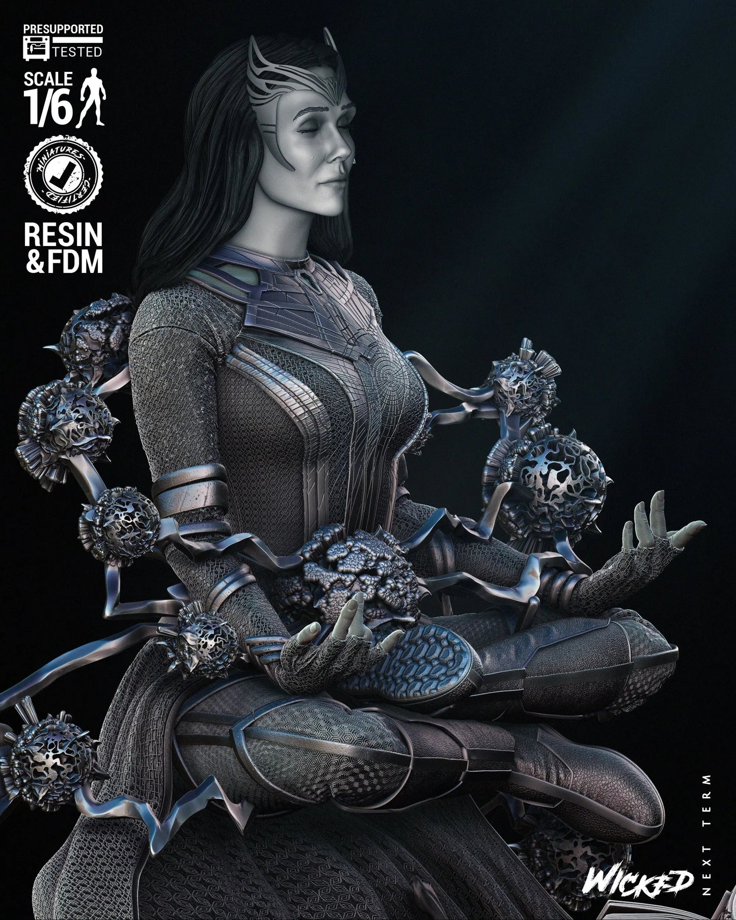 Scarlet Witch Figure by Wicked 3DHeroFigure