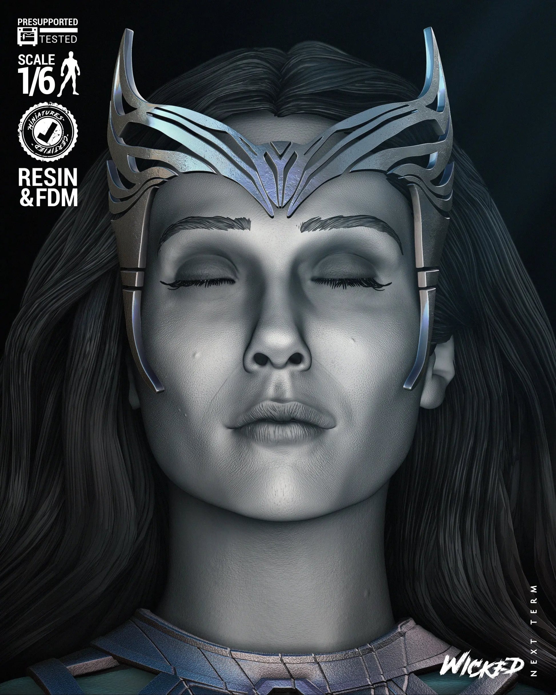 Scarlet Witch Figure by Wicked 3DHeroFigure