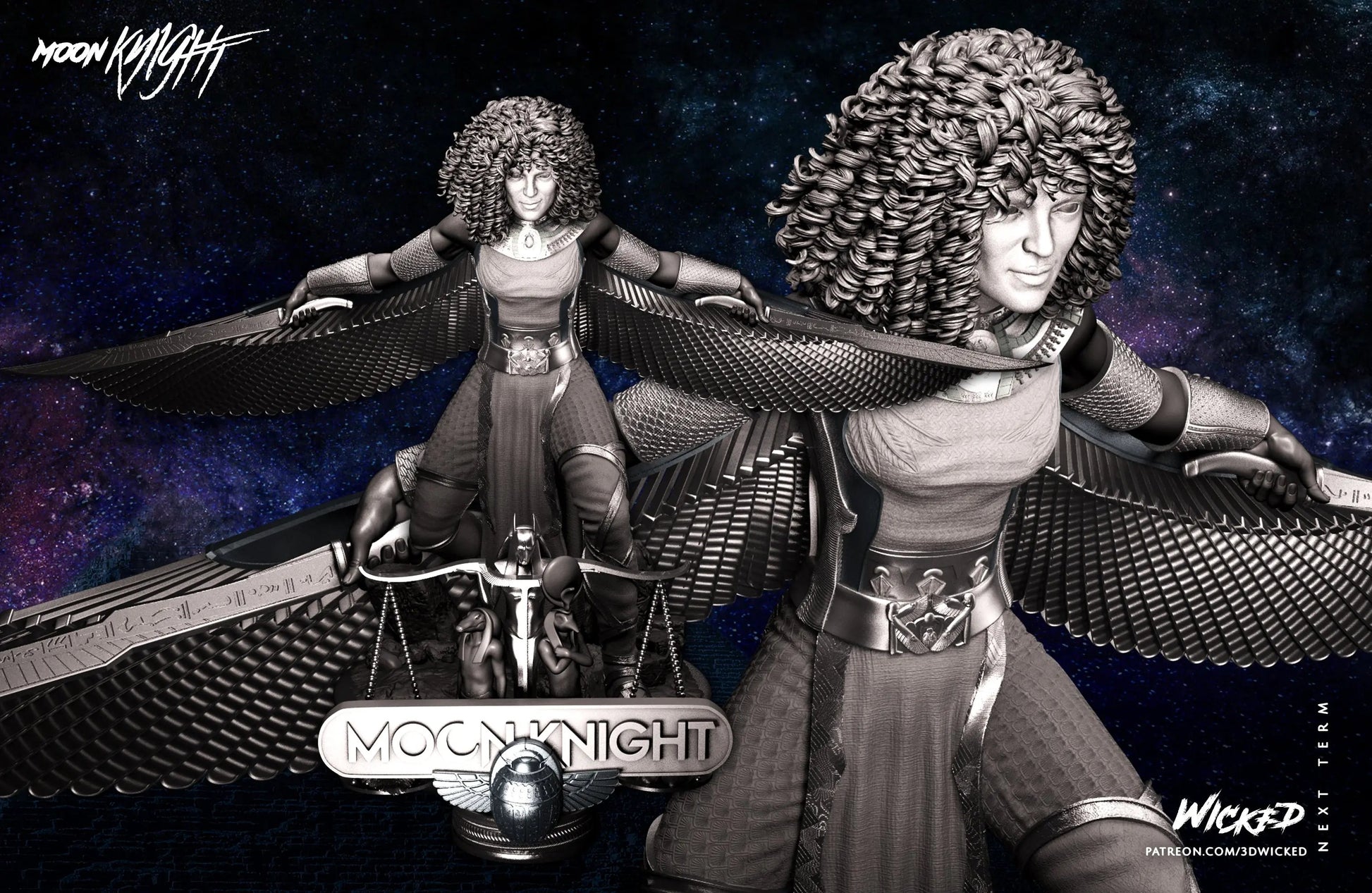 Scarlet Scarab Figure by Wicked 3DHeroFigure