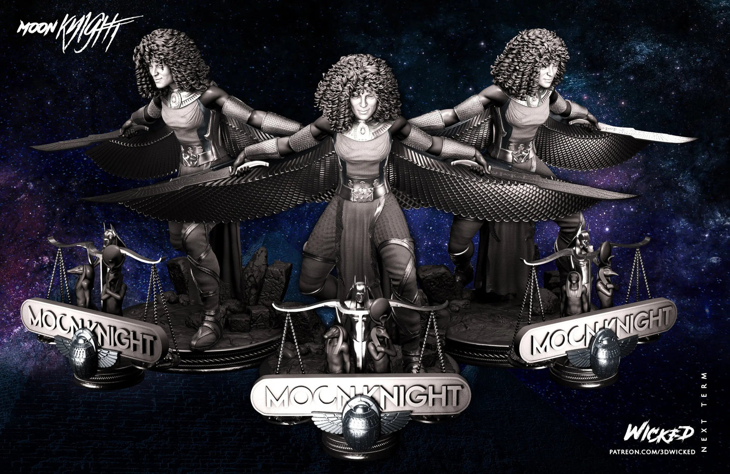 Scarlet Scarab Figure by Wicked 3DHeroFigure