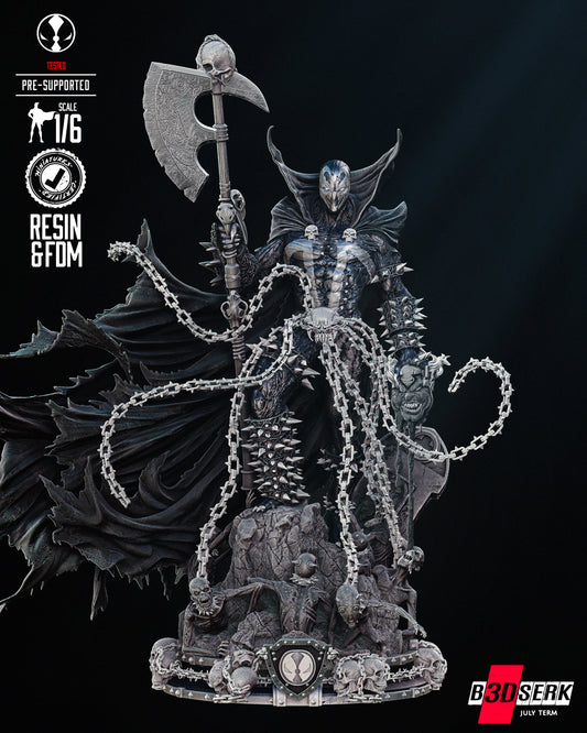 Spawn Figure by B3DSERK – High Quality 3D Collectible Statue 3DHeroFigure