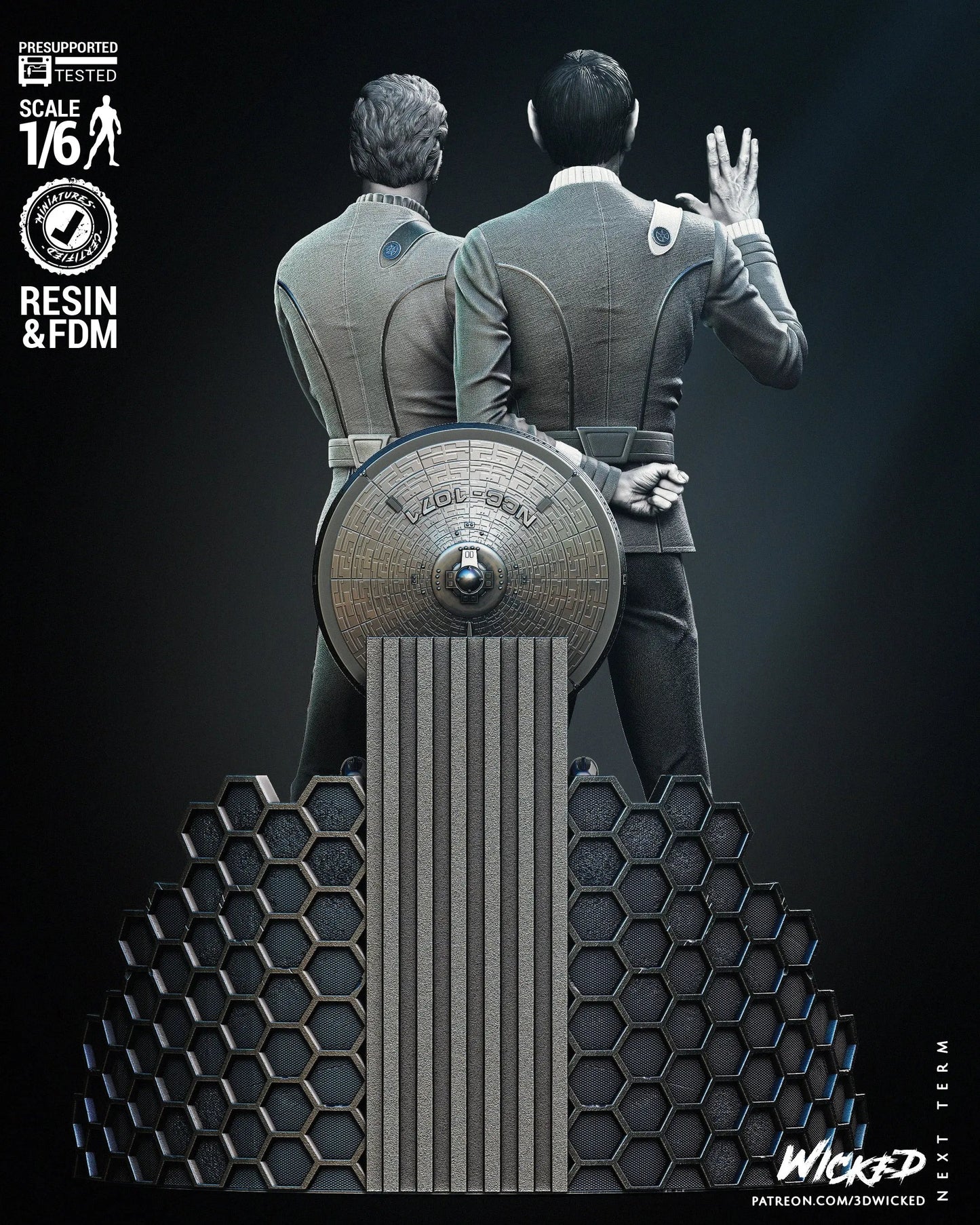 Star Trek Diorama Figure by Wicked 3DHeroFigure