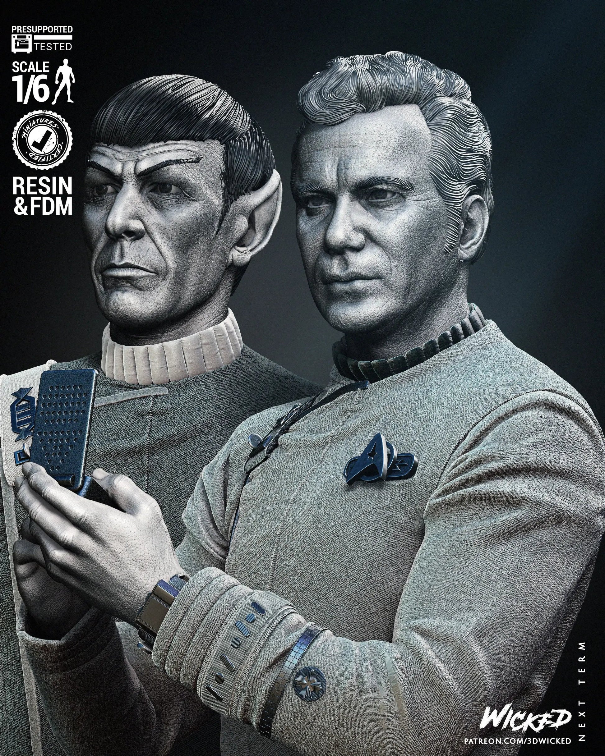 Star Trek Diorama Figure by Wicked 3DHeroFigure