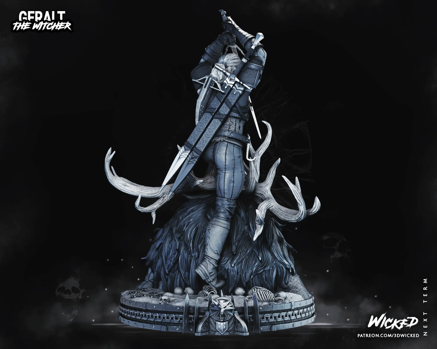 Witcher Diorama Figure by Wicked 3DHeroFigure