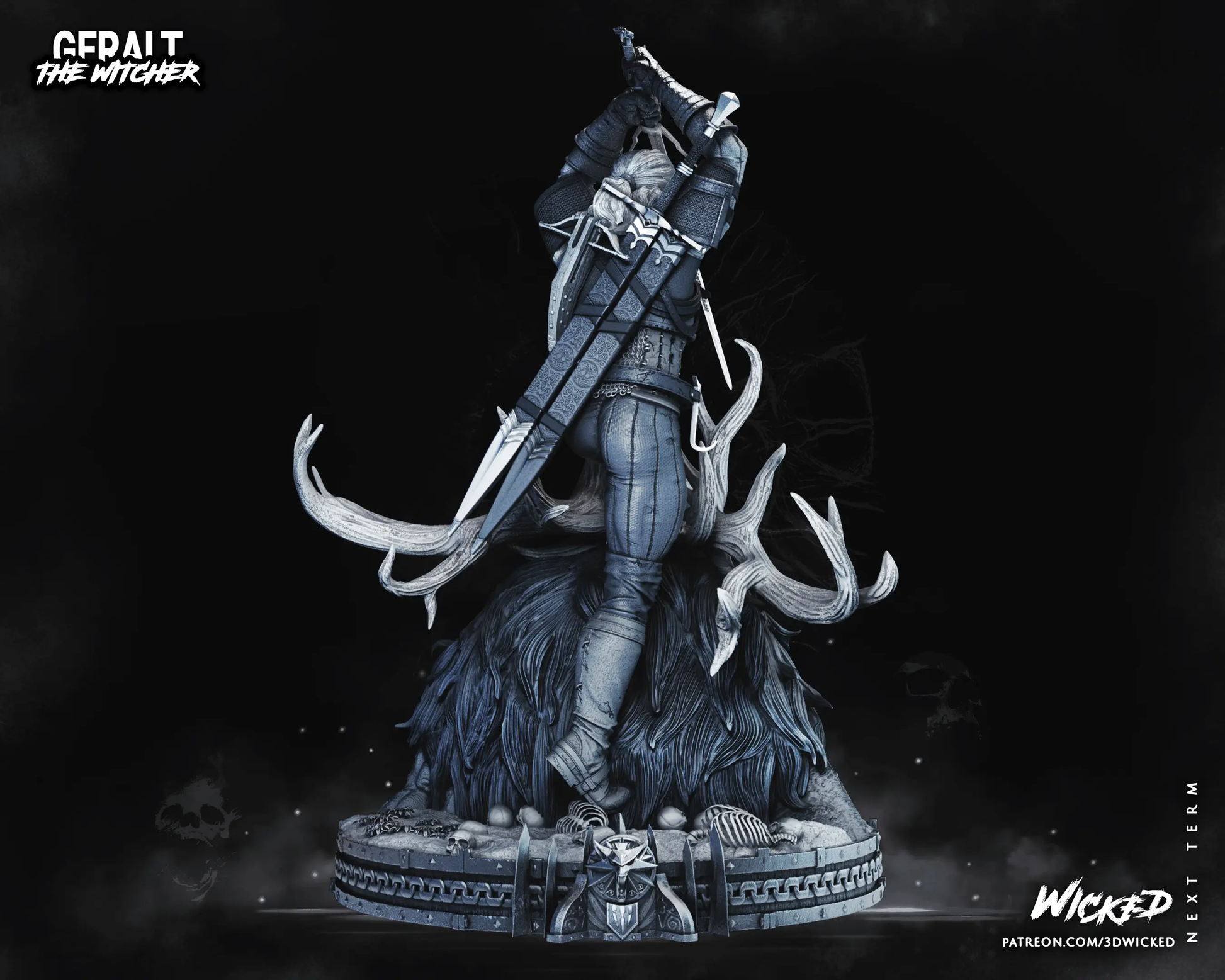 Witcher Diorama Figure by Wicked 3DHeroFigure