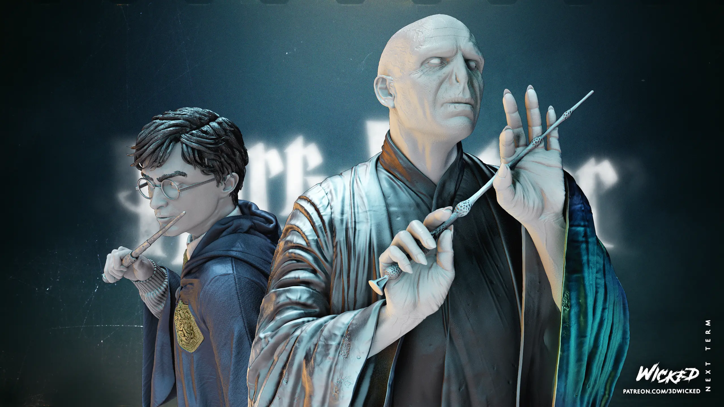 Harry Potter Voldemort Diorama Figure by Wicked 3DHeroFigure