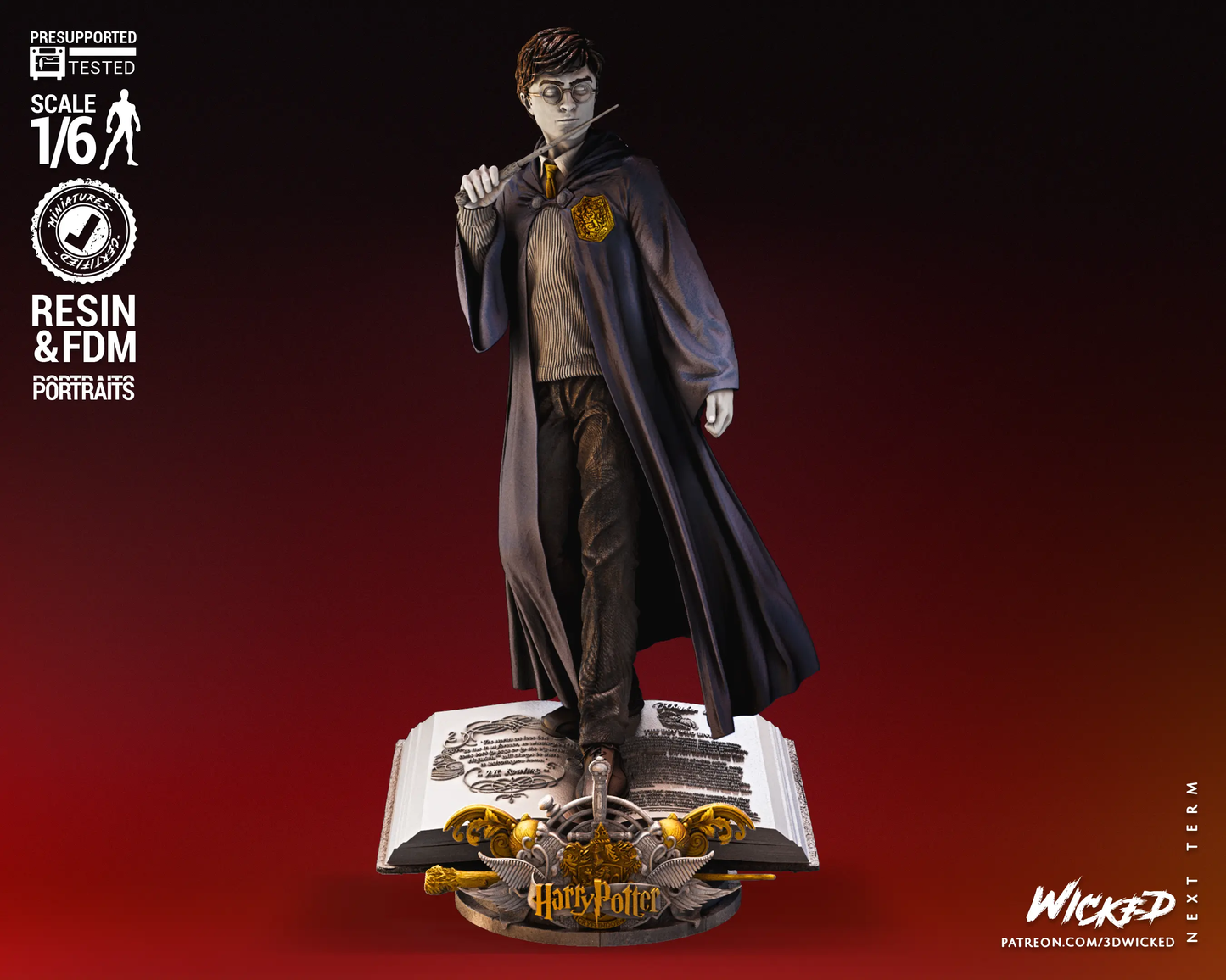 Harry Potter Figure by Wicked 3DHeroFigure