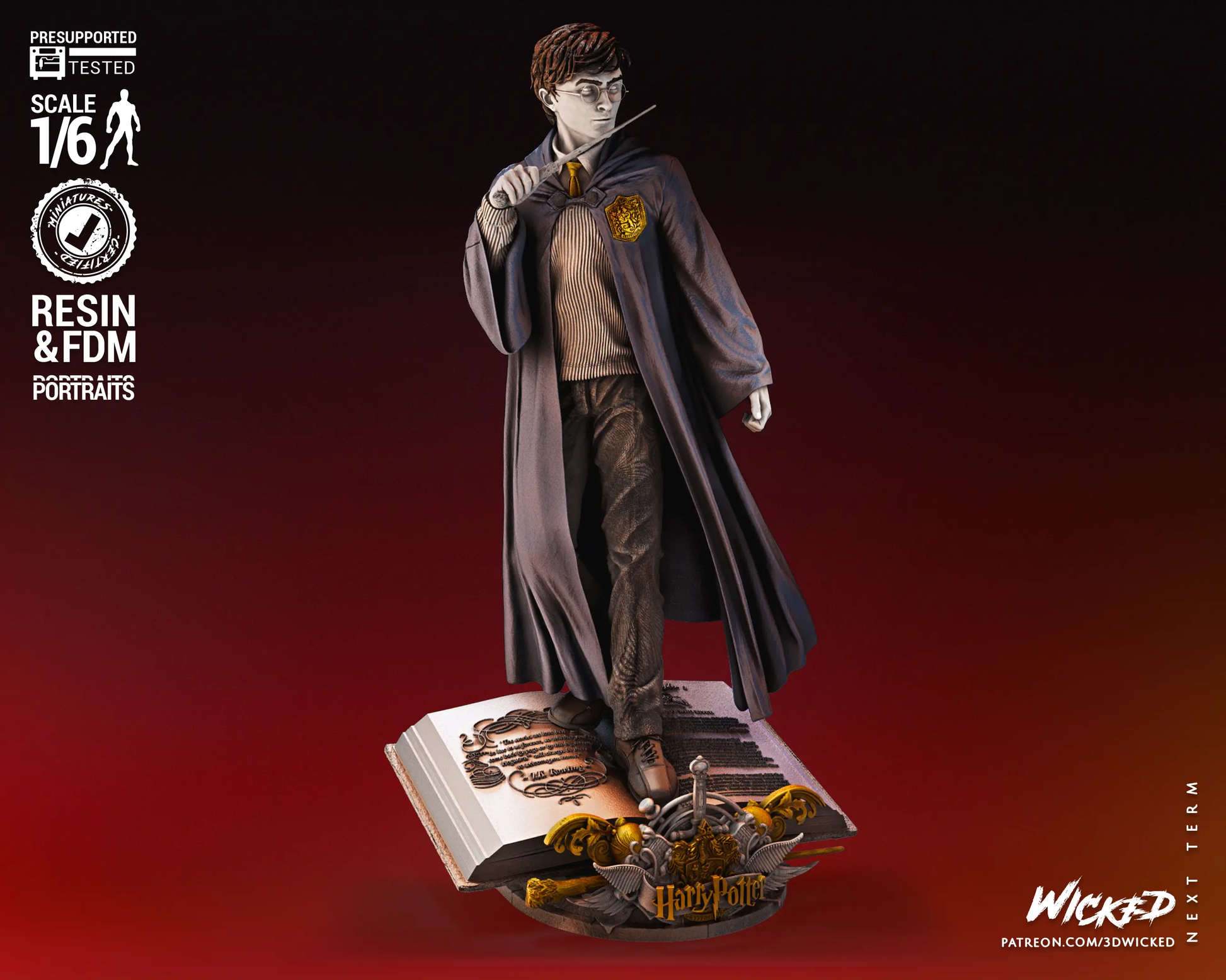 Harry Potter Figure by Wicked 3DHeroFigure