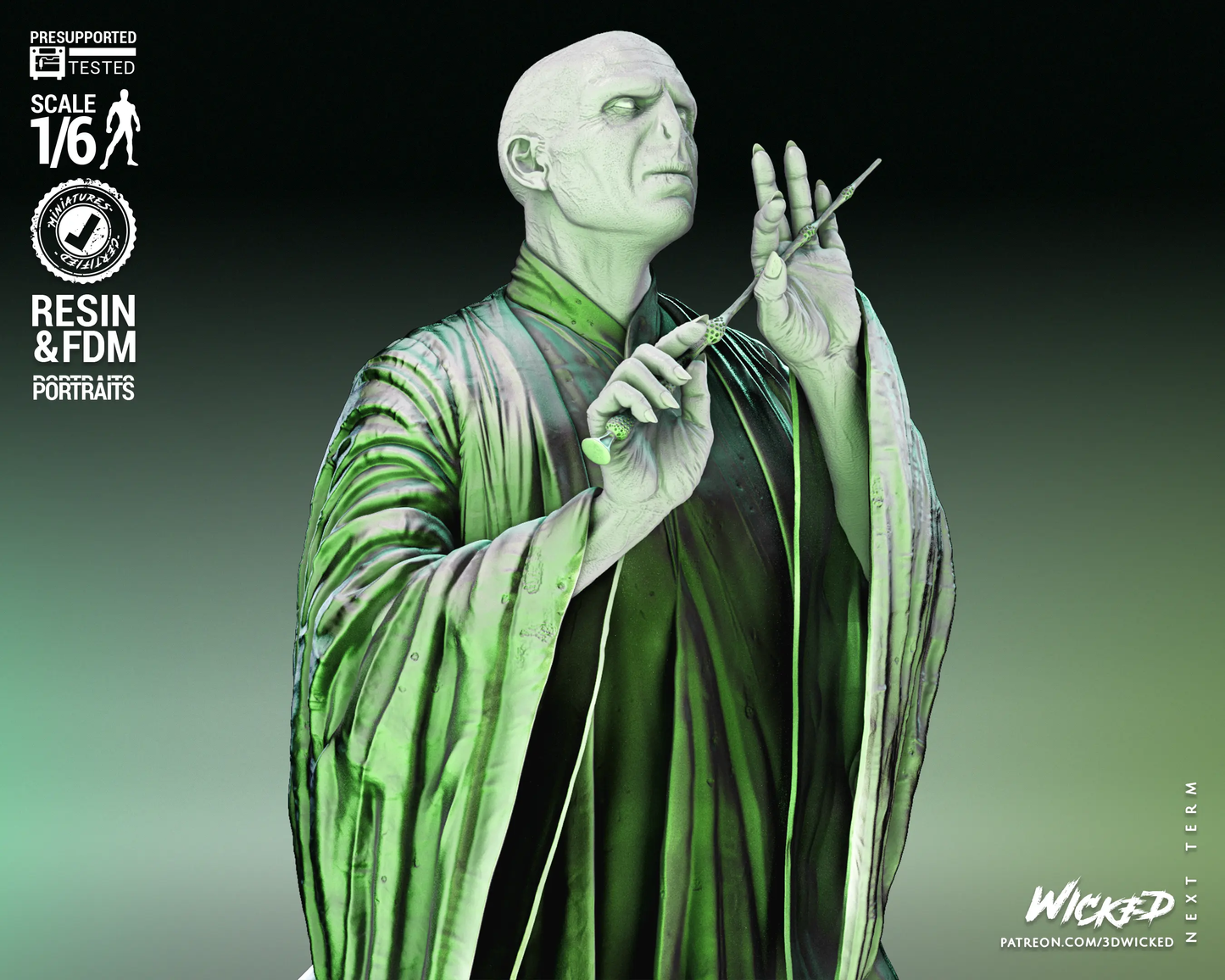 Voldemort Figure by Wicked 3DHeroFigure
