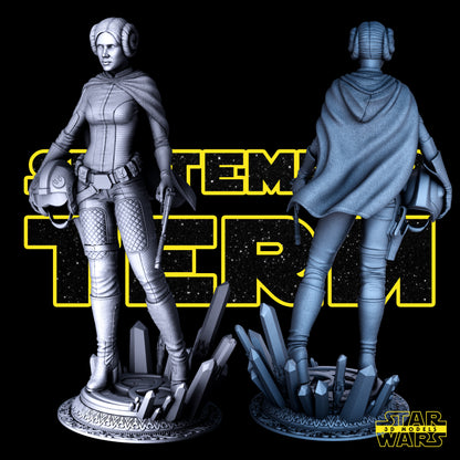 Leia Figure by Star Wars – High Quality 3D Collectible Statue 3DHeroFigure