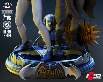 Batman Robin Diorama Figure by B3DSERK 3DHeroFigure