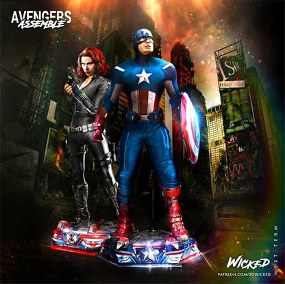 Captain America Figure by Wicked 3DHeroFigure
