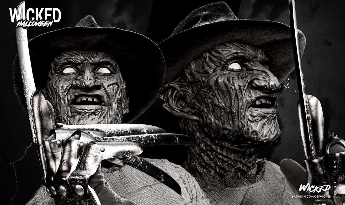 Freddy Krueger Figure by Wicked 3DHeroFigure