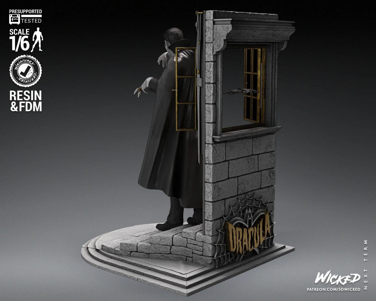 Dracula Figure by Wicked 3DHeroFigure