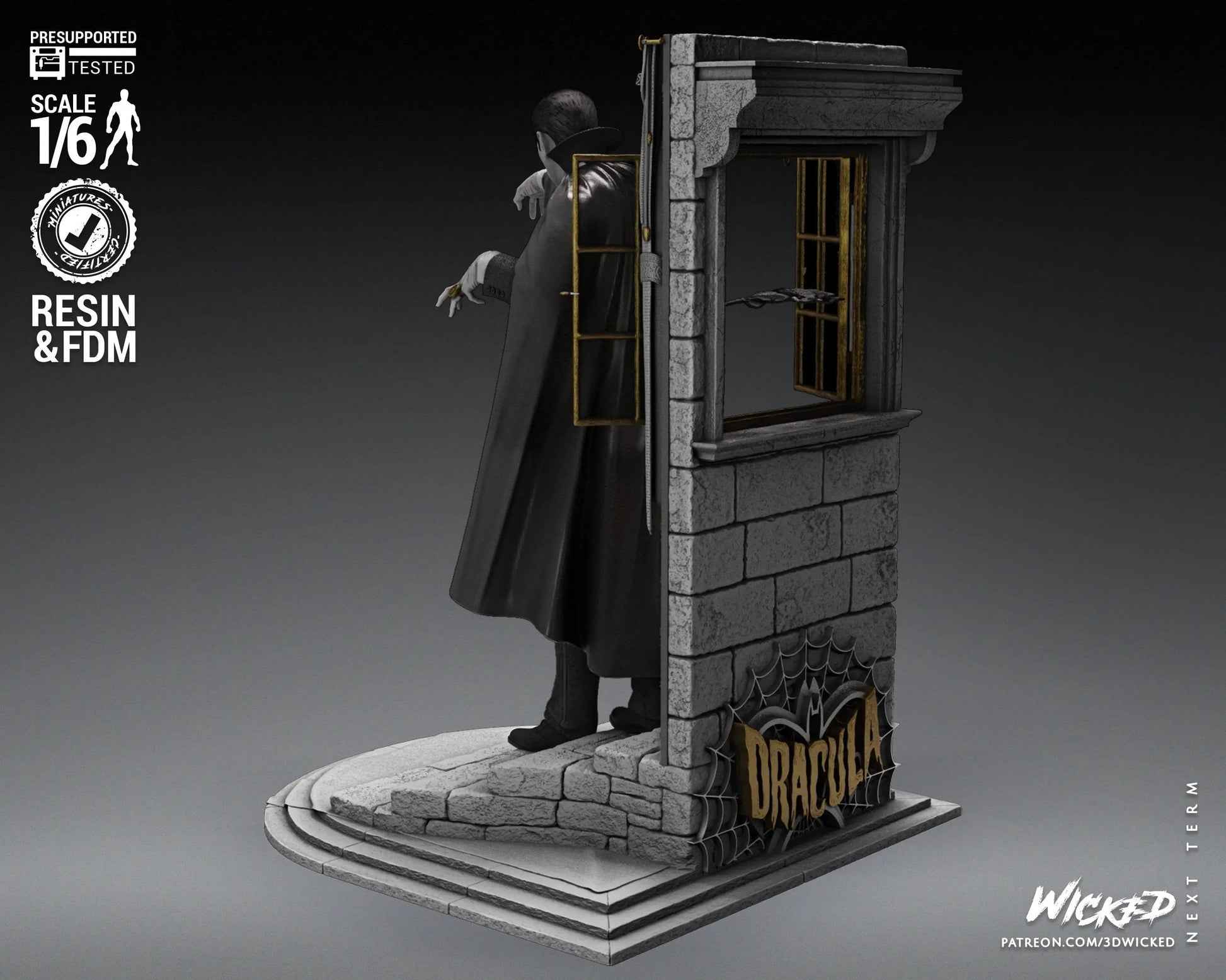 Dracula Figure by Wicked 3DHeroFigure