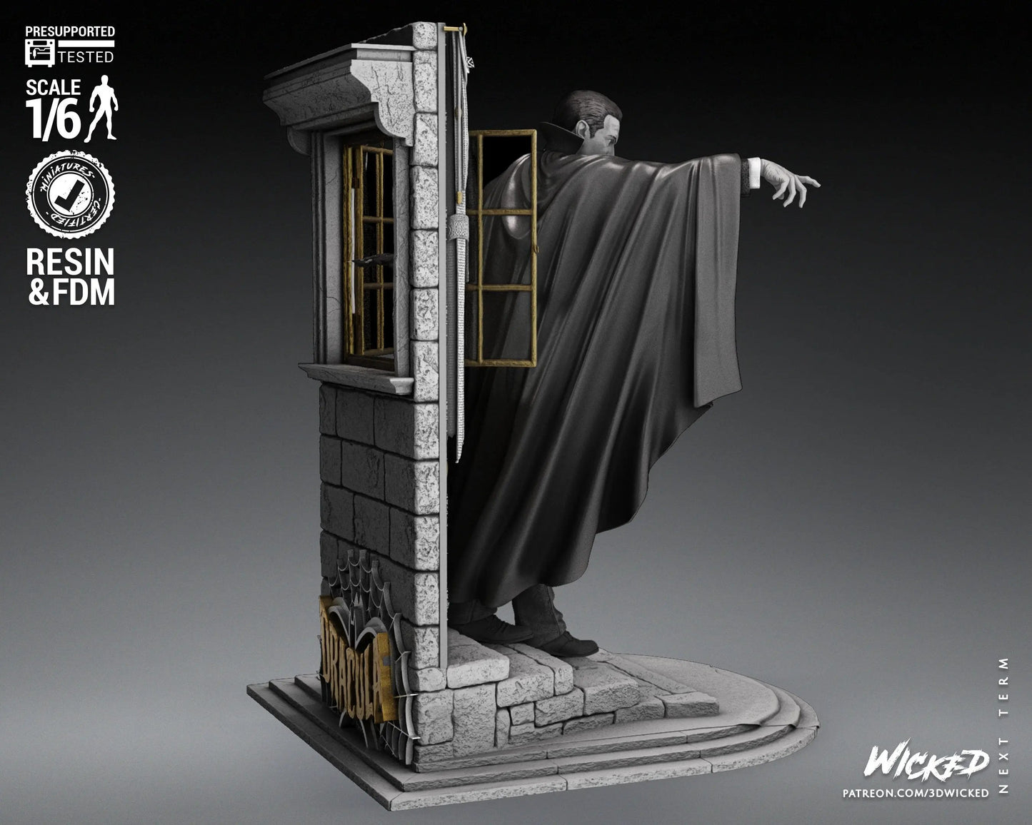 Dracula Figure by Wicked 3DHeroFigure