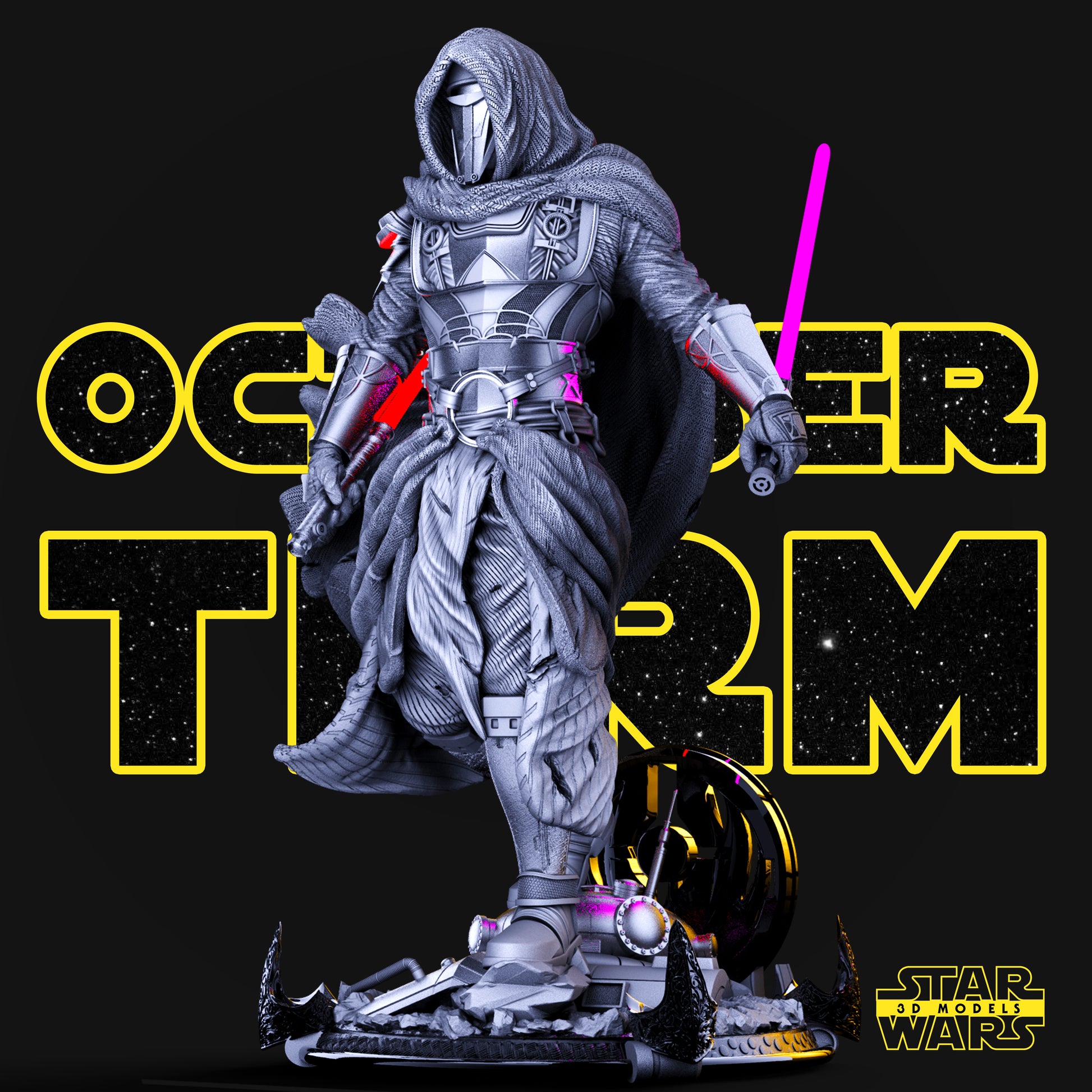 Darth Revan Figure by Star Wars – High Quality 3D Collectible Statue 3DHeroFigure