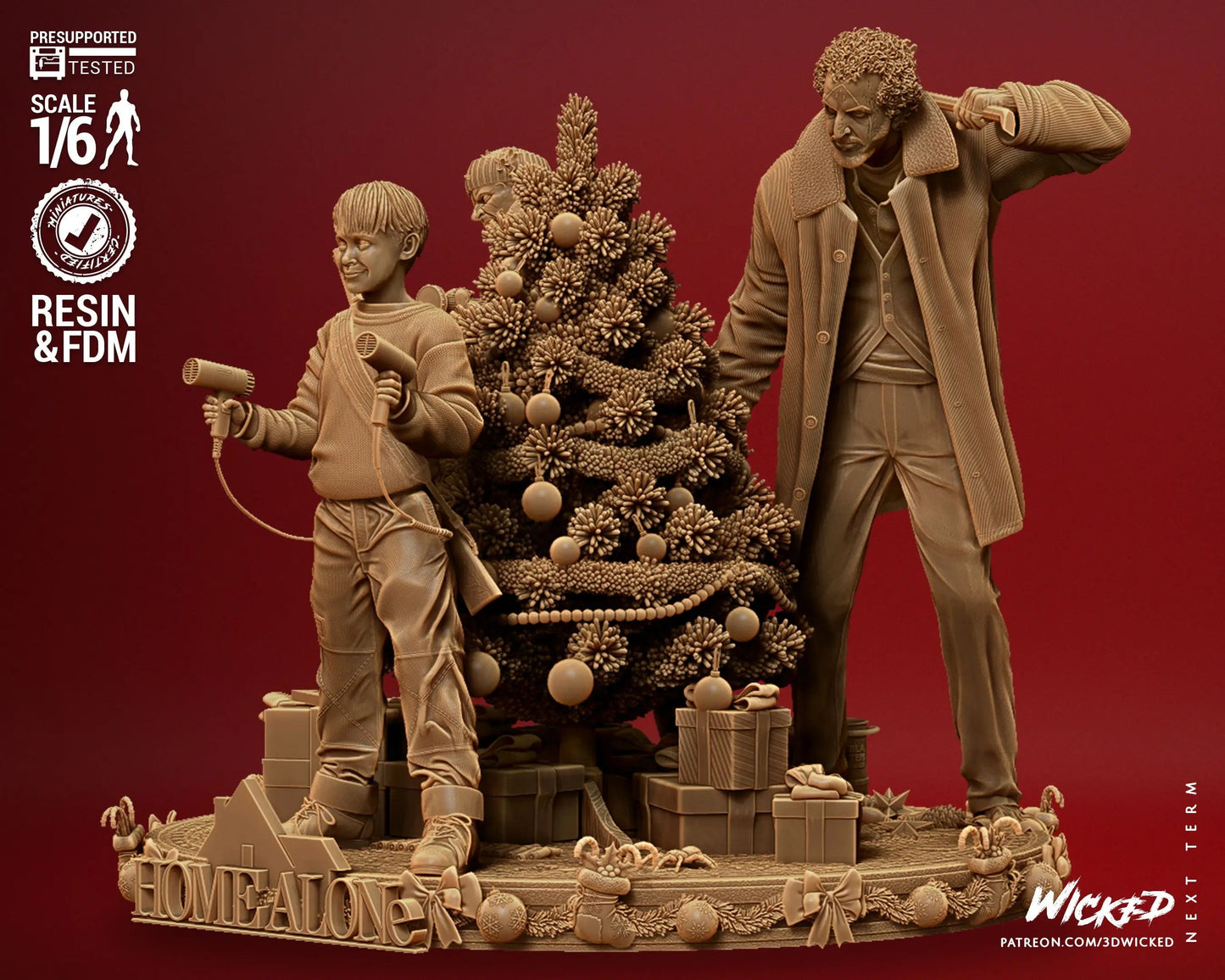 Home Alone Diorama Figure by Wicked 3DHeroFigure