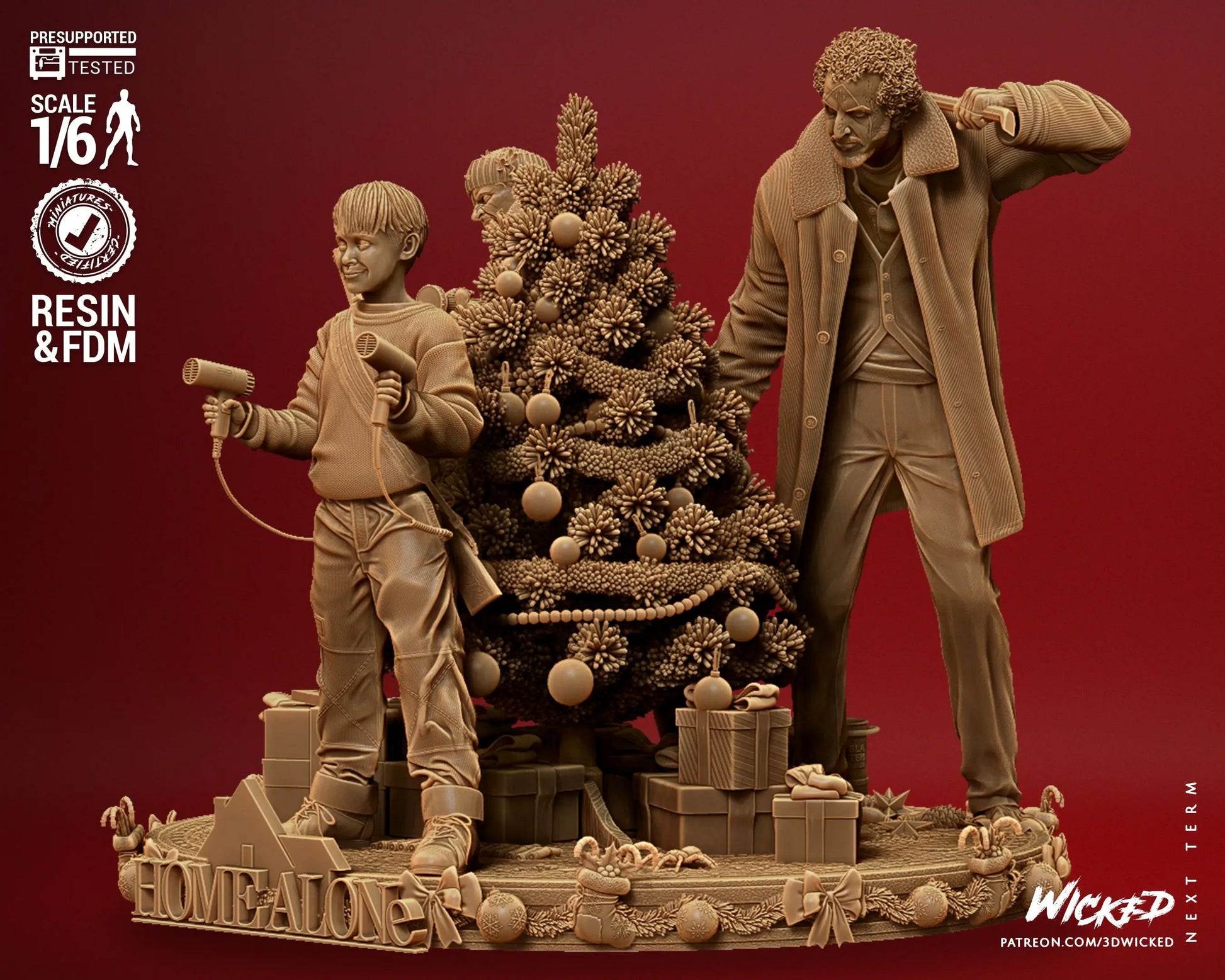 Home Alone Diorama Figure by Wicked 3DHeroFigure