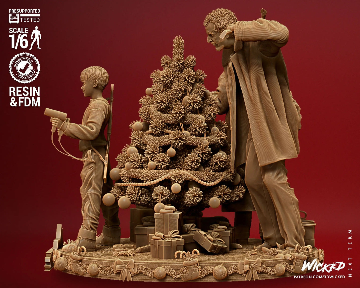 Home Alone Diorama Figure by Wicked 3DHeroFigure
