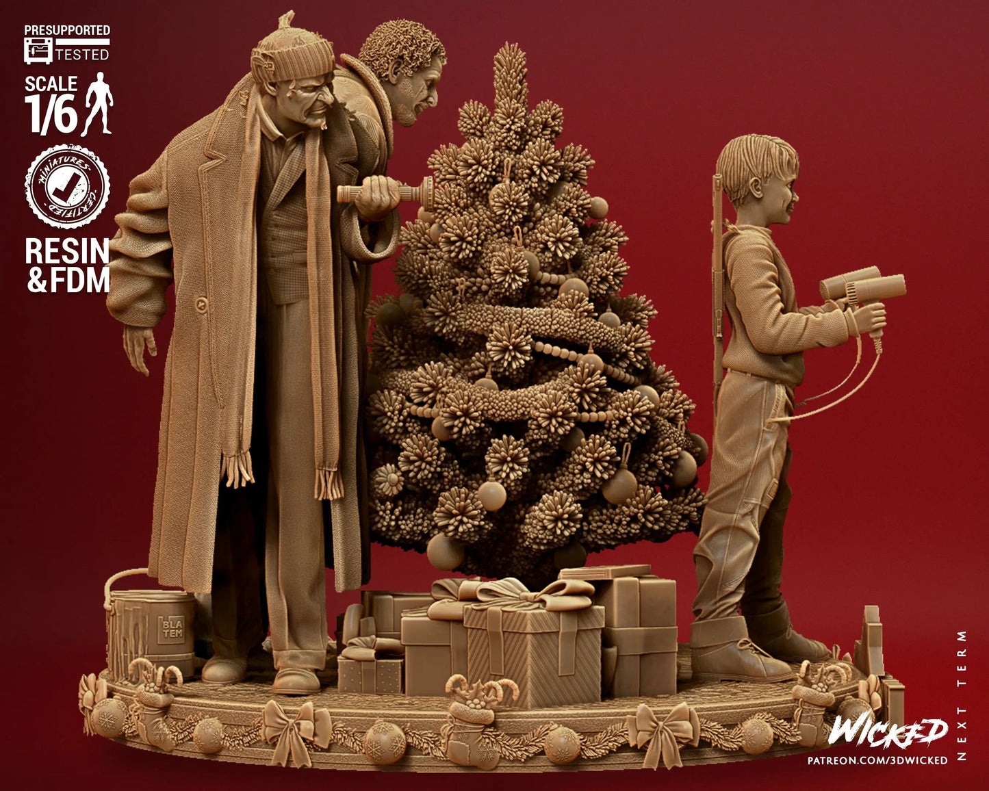 Home Alone Diorama Figure by Wicked 3DHeroFigure