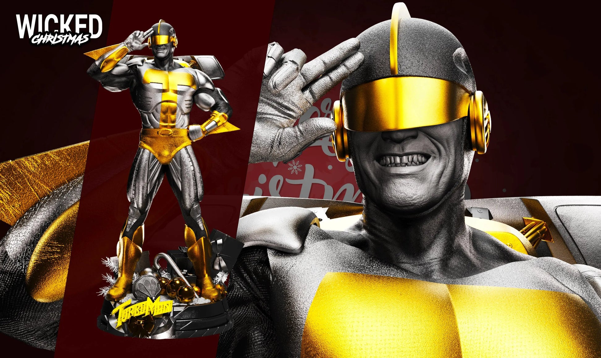 Turboman Figure by Wicked 3DHeroFigure