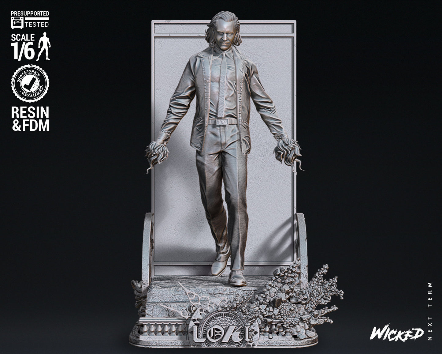 Loki Season 2 Diorama Figure by Wicked – High Quality 3D Collectible Statue 3DHeroFigure