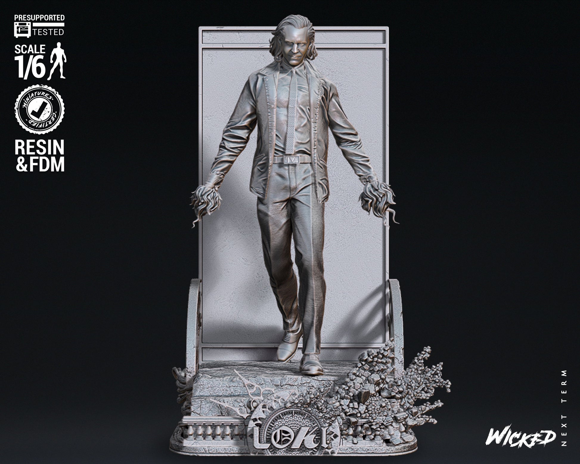 Loki Season 2 Diorama Figure by Wicked – High Quality 3D Collectible Statue 3DHeroFigure