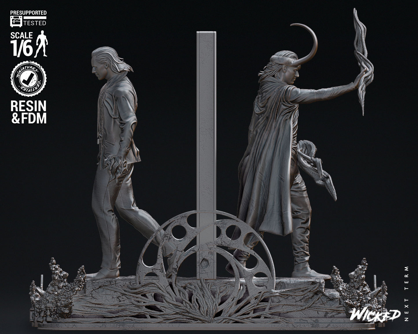 Loki Season 2 Diorama Figure by Wicked – High Quality 3D Collectible Statue 3DHeroFigure