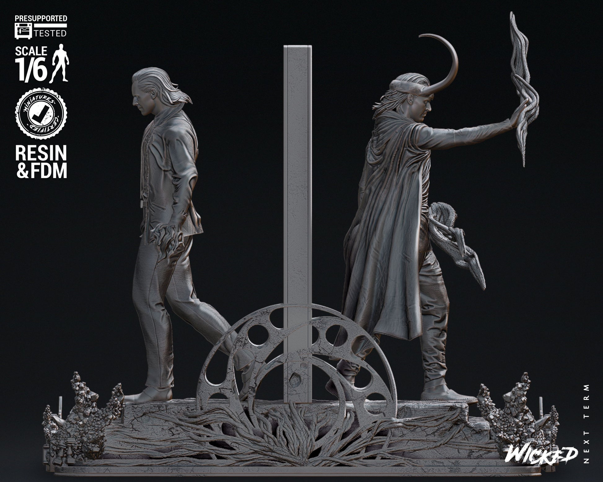 Loki Season 2 Diorama Figure by Wicked – High Quality 3D Collectible Statue 3DHeroFigure