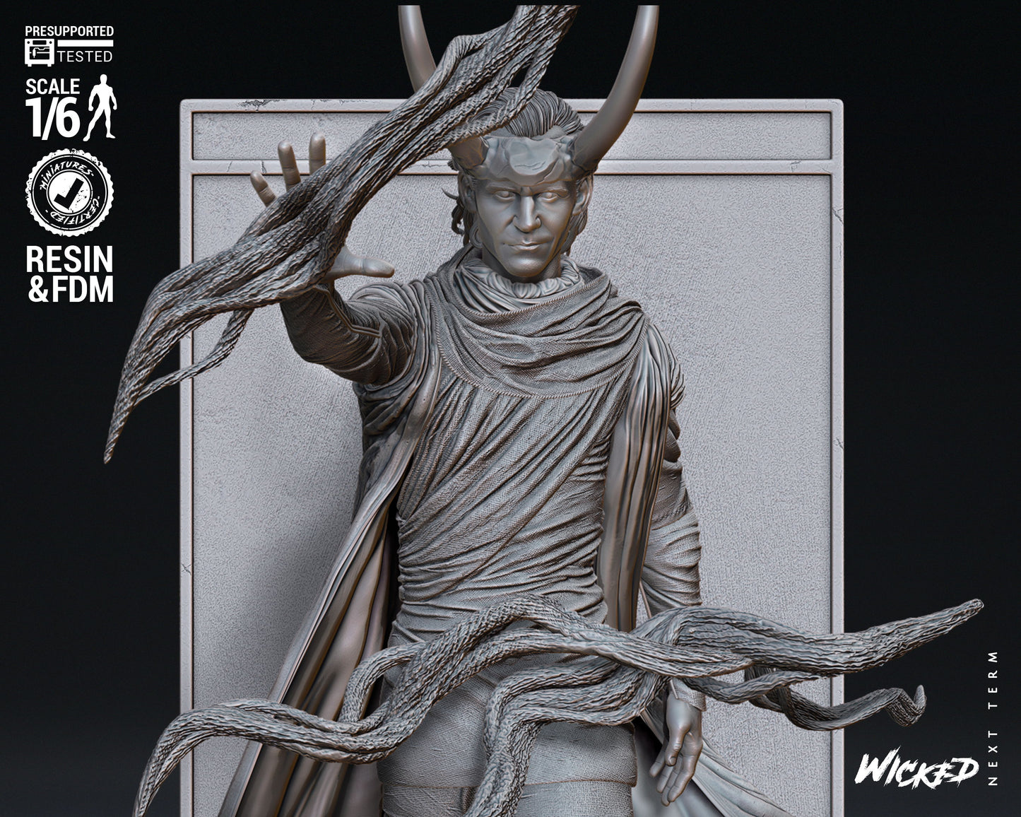 Loki Season 2 Diorama Figure by Wicked – High Quality 3D Collectible Statue 3DHeroFigure
