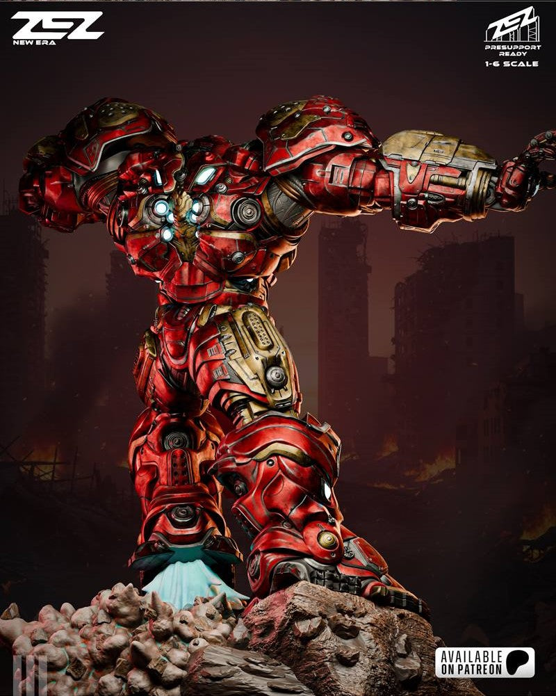 Hulkbuster Figure by ZEZ Studios – High Quality 3D Collectible Statue 3DHeroFigure