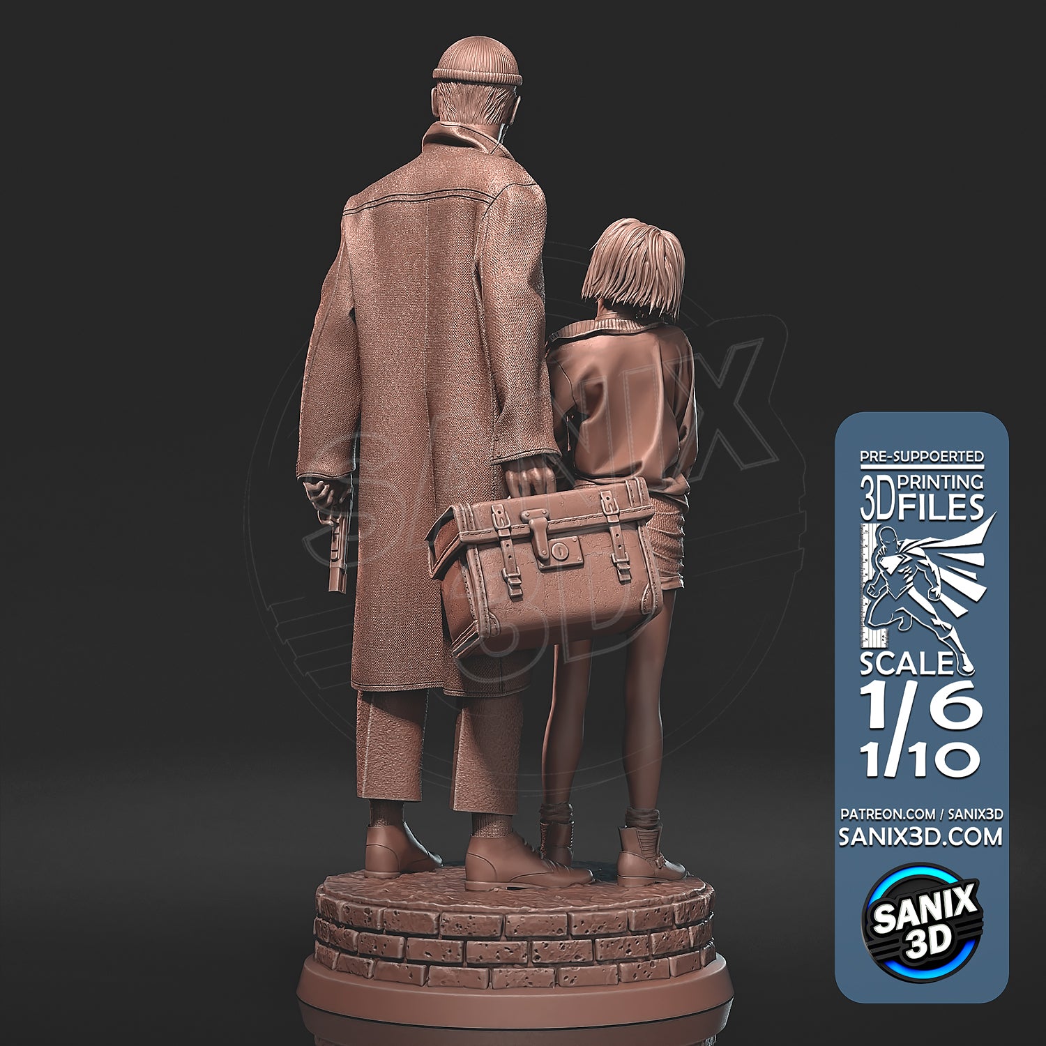Leon Figure by Sanix – High Quality 3D Collectible Statue 3DHeroFigure