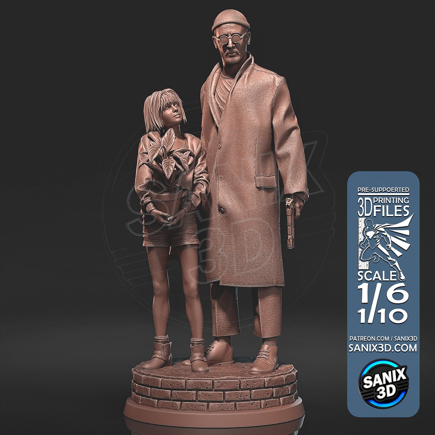 Leon Figure by Sanix – High Quality 3D Collectible Statue 3DHeroFigure