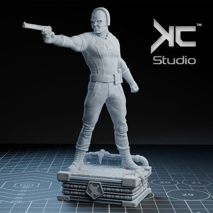 Peacemaker Figure – High Quality 3D Collectible Statue 3DHeroFigure