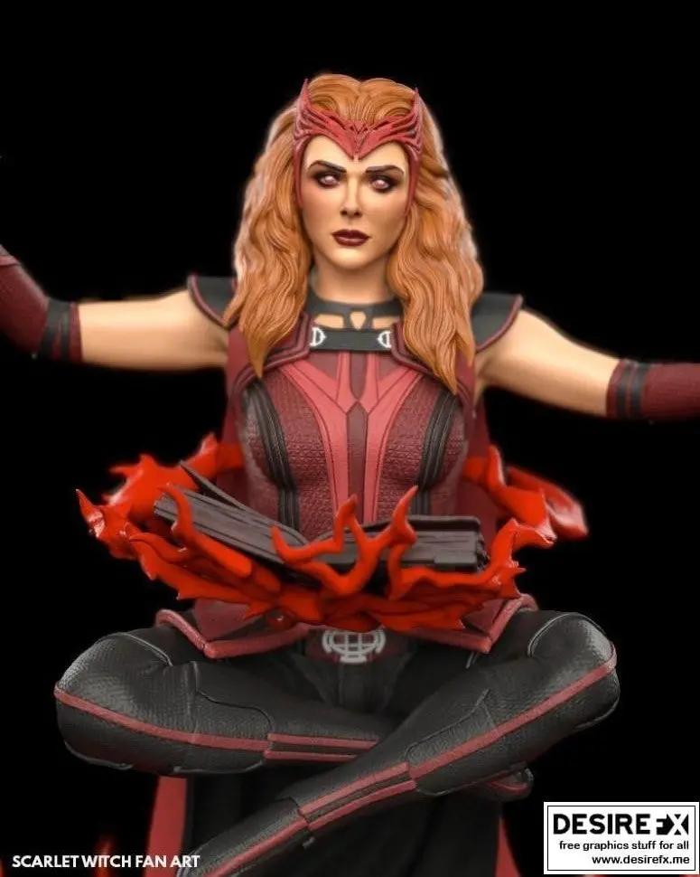 Wanda Maximoff Figure 3DHeroFigure