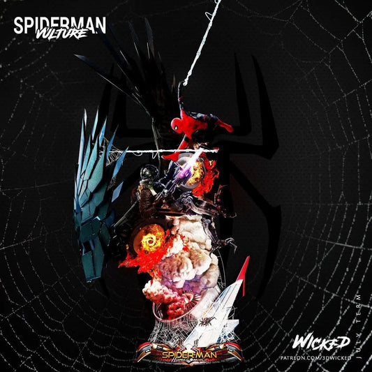 Spiderman Vulture Diorama Figure by Wicked 3DHeroFigure
