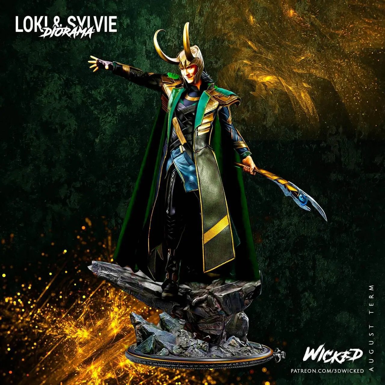 Loki Figure by Wicked 3DHeroFigure