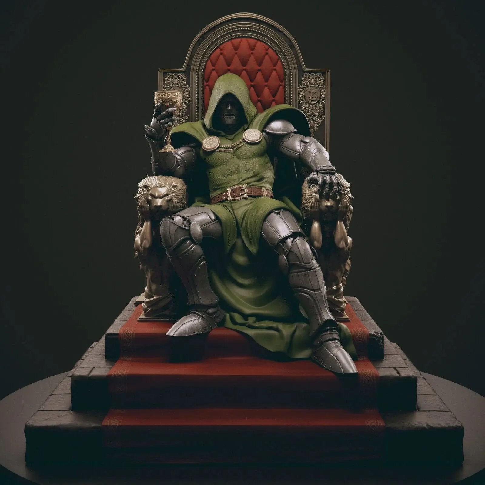 Dr. Doom Figure 3DHeroFigure