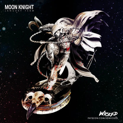 Moon Knight Figure by Wicked 3DHeroFigure