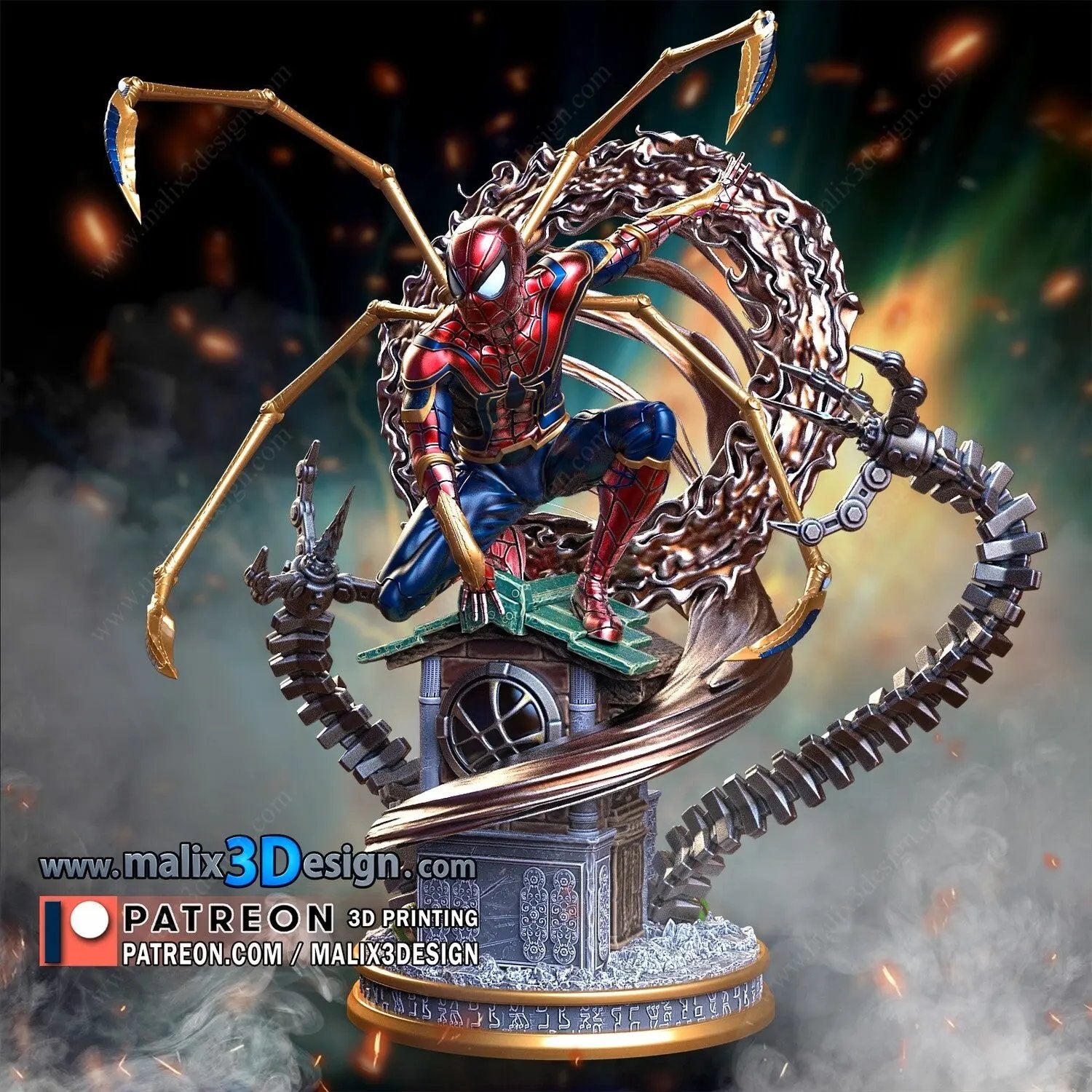 Spiderman No Way Home Figure by Sanix 3DHeroFigure