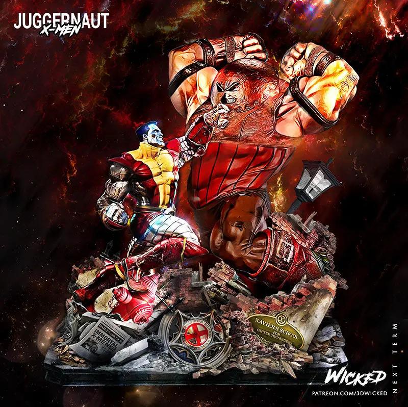 Colossus Juggernaut Diorama Figure by Wicked 3DHeroFigure